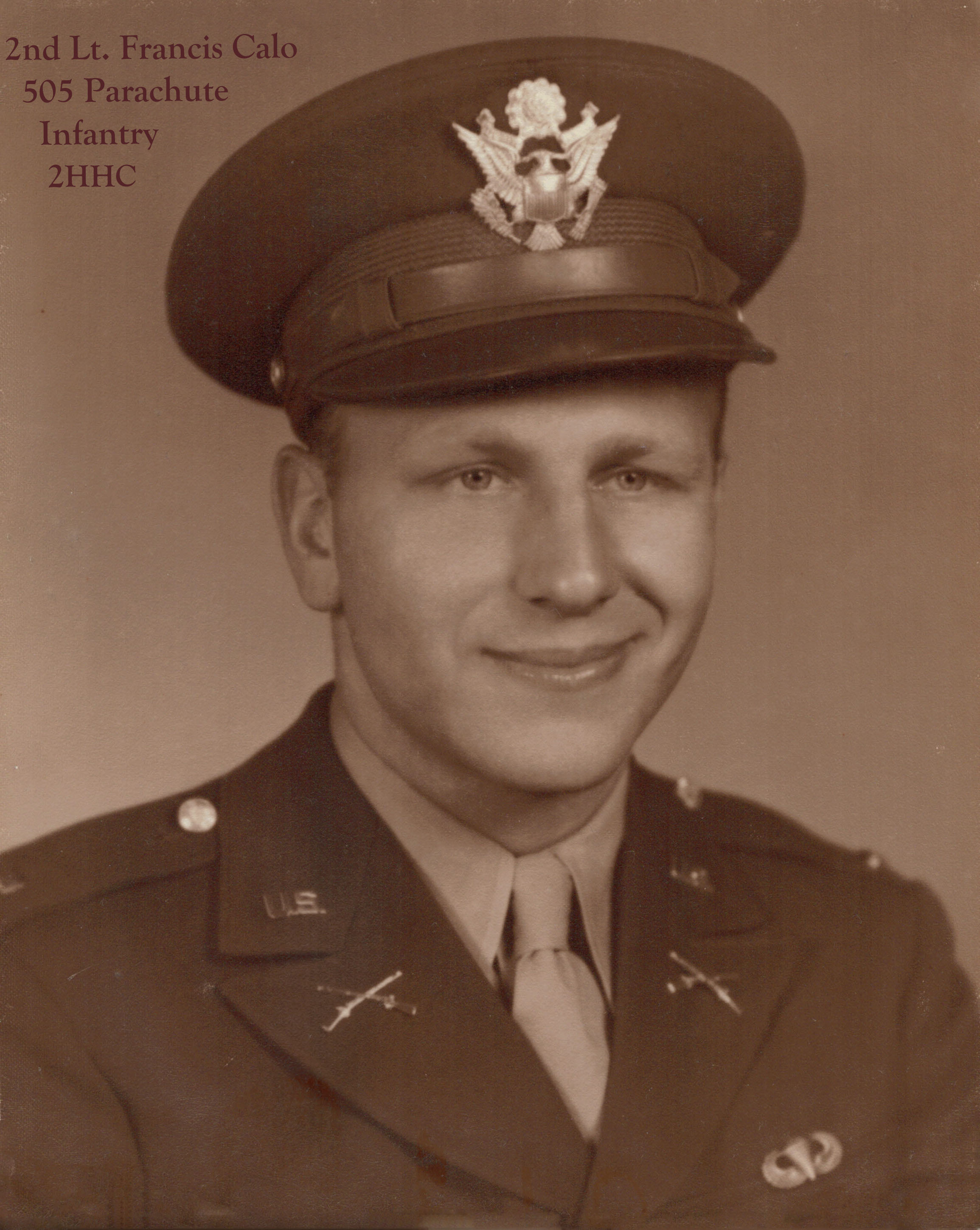 2nd Lt. Francis G. Calo - 2HHC